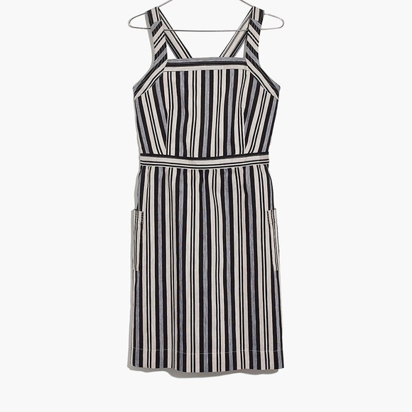 Madewell Apron Mini Dress in Evelyn Stripe - Picture 5 of 7